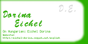dorina eichel business card